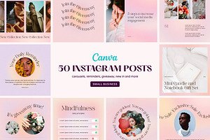 Pink Pastel Gradient Instagram CANVA
