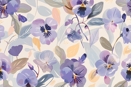 Watercolour Floral Background