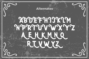 Aerought Handcrafted Vintage Font