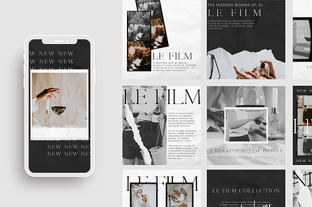 Le Film Social Media Template Bundle