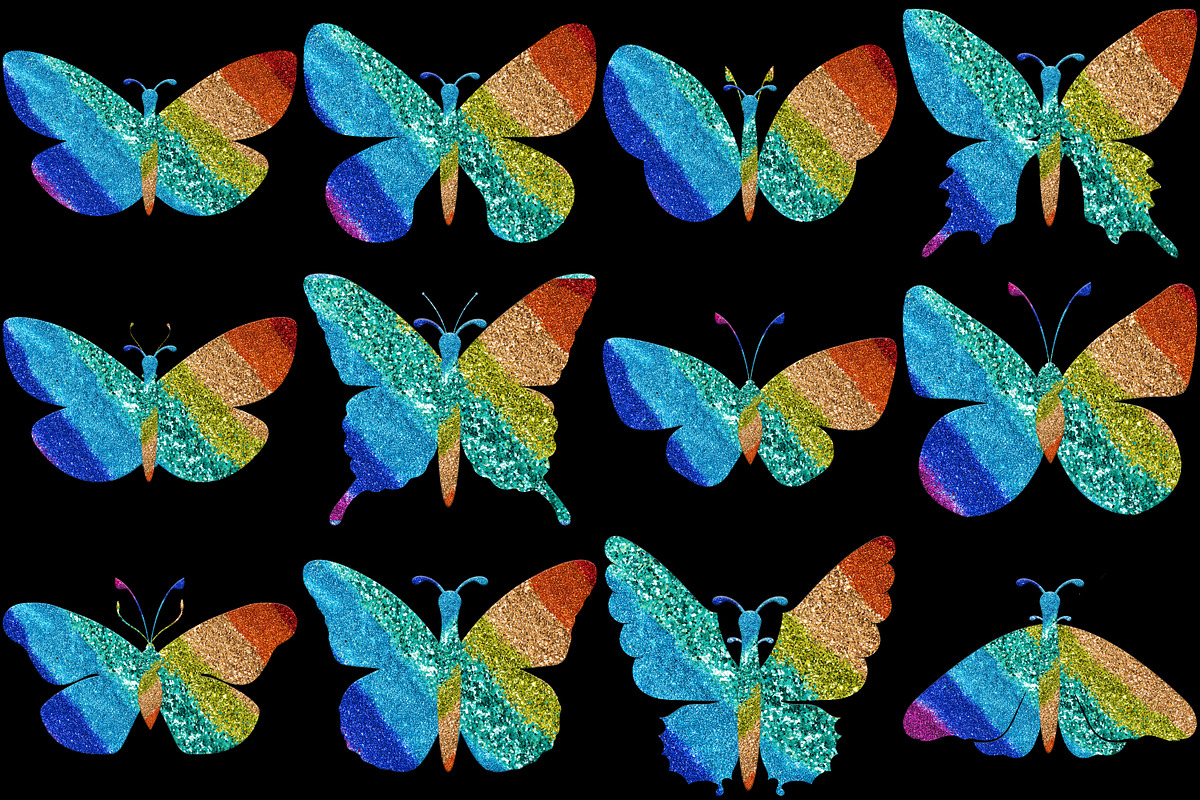 Glitter Butterfly Clipart Png, an Animal Illustration by Forhadx5 (Photo 4 of 8)