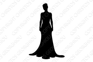 Bride Bridal Wedding Dress, a Person Illustration by Christos Georghiou