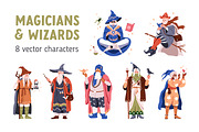 Magicians and wizards, magic set, a Person Illustration by Good Studio (Thumbnail 1 of 6)