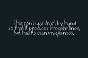 Coretan Tangan Hand drawFont, a Handwritten Font by Nickhard (Thumbnail 3 of 6)