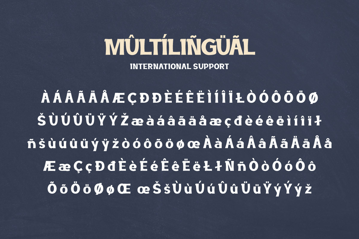 Magire - Retro Display Font, a Sans Serif Font by trabaskriya (Photo 4 of 8)
