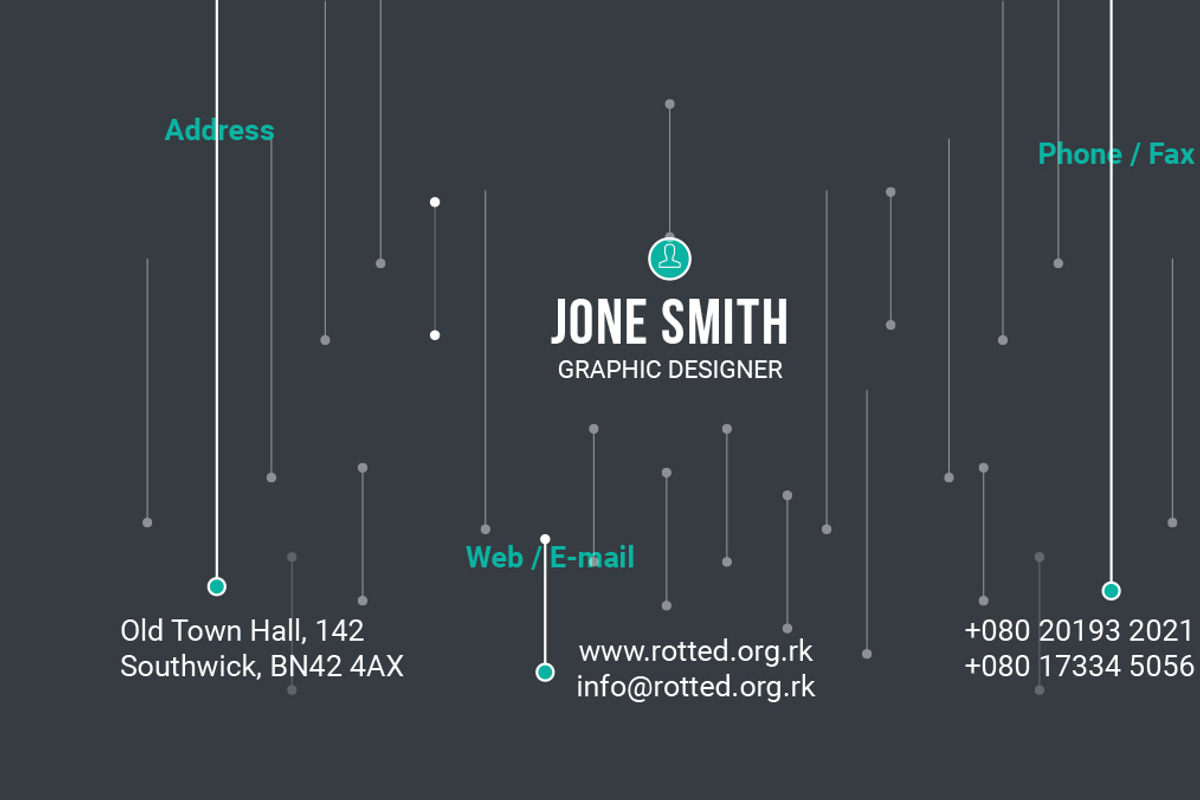 Dot Business Card, a Business Card Template by DesignGhar (Photo 4 of 5)