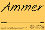 Ammer Handwriting, a Handwritten Font by Schriftlabor (Thumbnail 1 of 14)