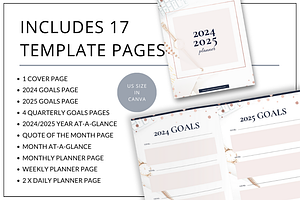 Canva Planner - Rose Gold