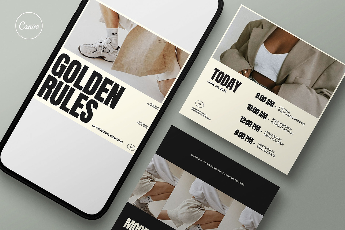 Social Media Branding Coach Bundle, a Social Media Template by Moscovita Studio (Photo 10 of 23)
