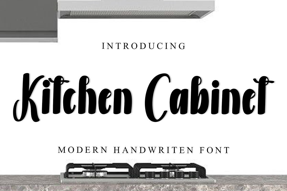 Kitchen Cabinet, a Handwritten Font by FreshTypeINK (Photo 1 of 8)