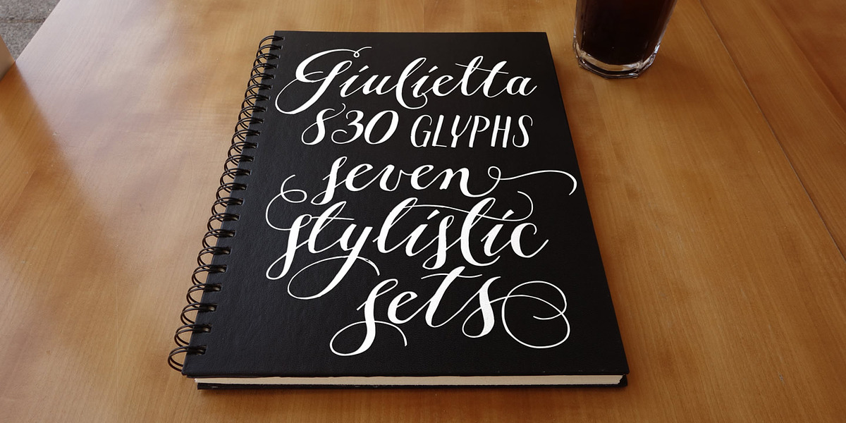 Giulietta, a Script Font by GRIN3 (Nowak) (Photo 2 of 6)
