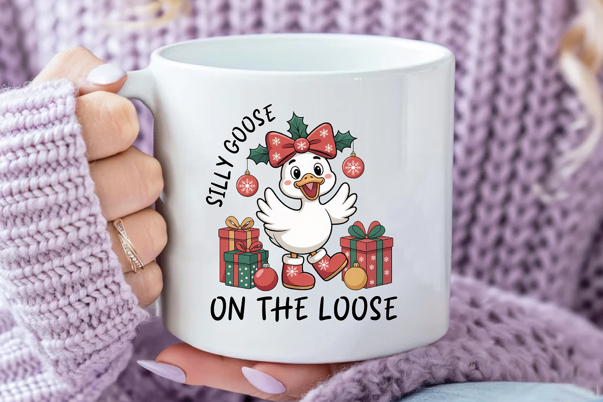 Christmas Silly Goose on the Loose, an Illustration by Daily.Designs (Photo 4 of 5)