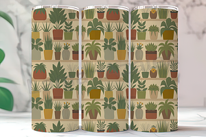 Botanical Bliss Plant Lover Tumbler, an Arts & Entertainment Photo by LamanAzalea