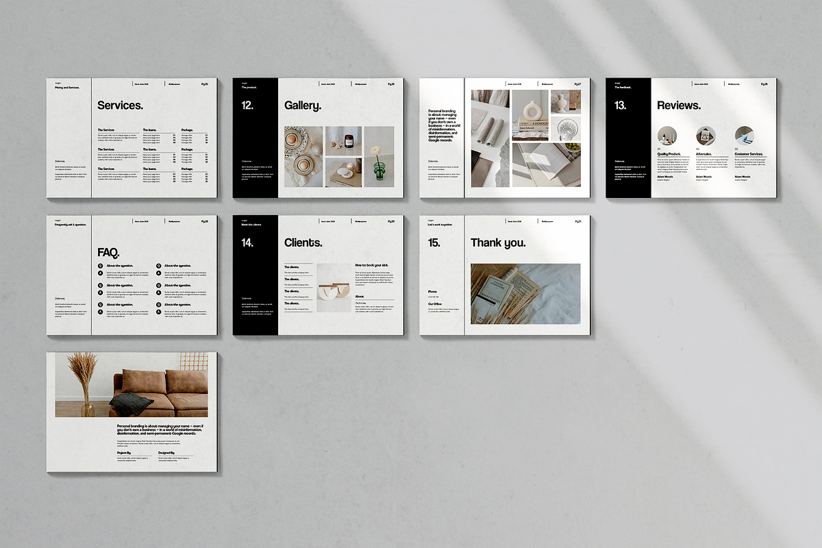 BOLD | Brand Guidelines, a Brochure Template by Analogi Studio (Photo 21 of 21)