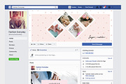 Rosegold Facebook Cover Pack, a Social Media Template by Crevo Studio (Thumbnail 7 of 8)