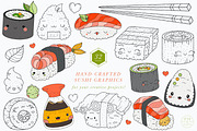 Sweet Sushi Collection, a Graphic by PetiteMarket (Thumbnail 2 of 3)