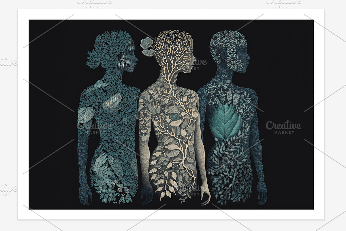 Cohu Collection · The Cosmic Human, a Decorative Illustration by milatovar (Photo 11 of 13)