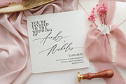 Allegia Handwritten Wedding Font, a Handwritten Font by etigletters (Thumbnail 8 of 10)