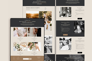 Wedding Photography Website Template