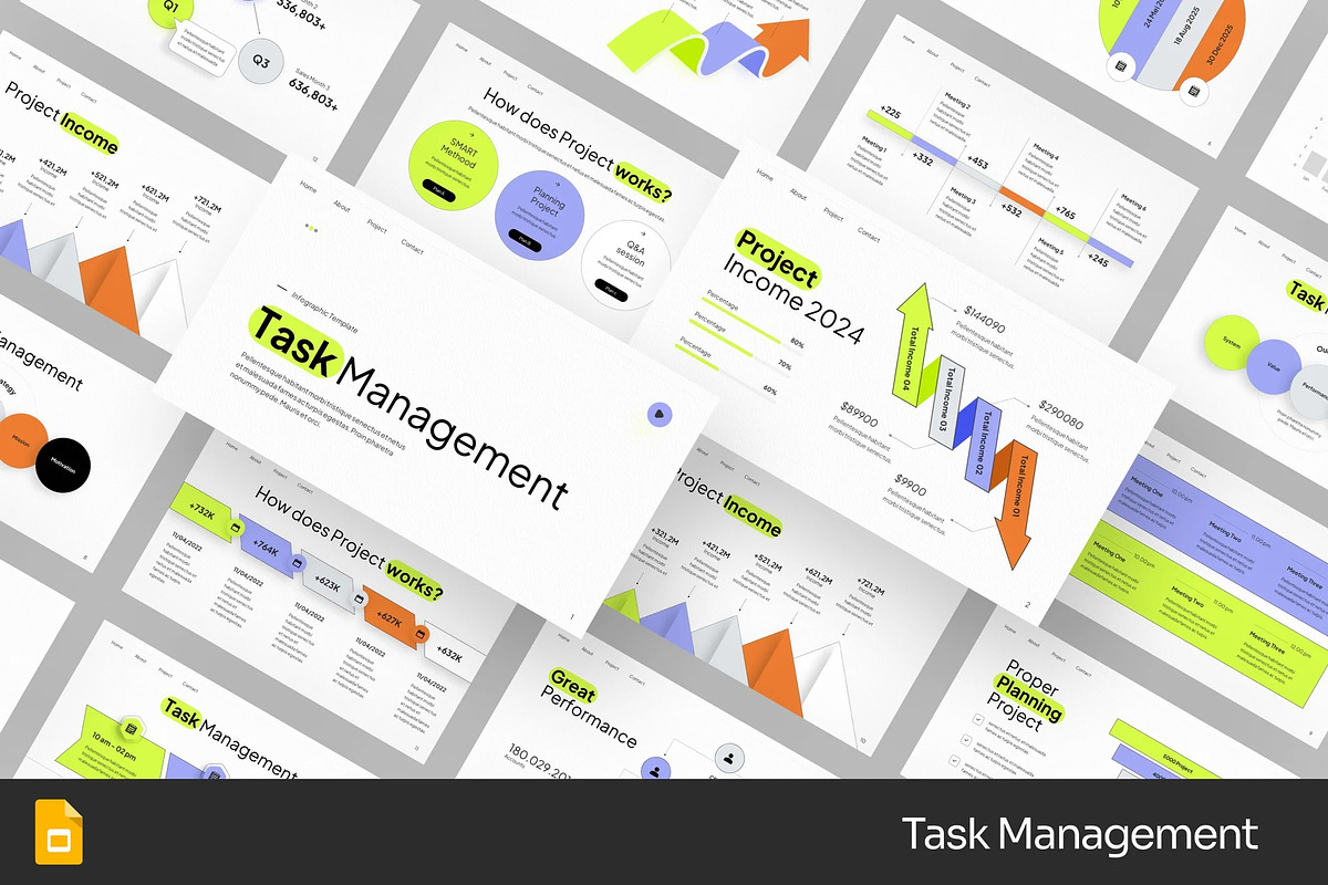 Task Management GSlides, PPoint, a Presentation Template by Fit-tee (Photo 1 of 2)