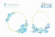 Watercolor Tropical floral set, an Object Graphic by Sawango Designs (Thumbnail 5 of 10)