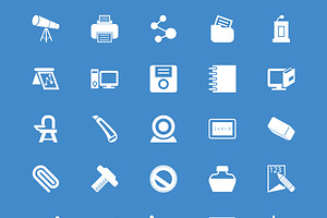 School And Education Vector Icons