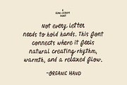Organic Hand - Semi-script Font, a Font by Studio Funshop by Kelli (Thumbnail 8 of 10)