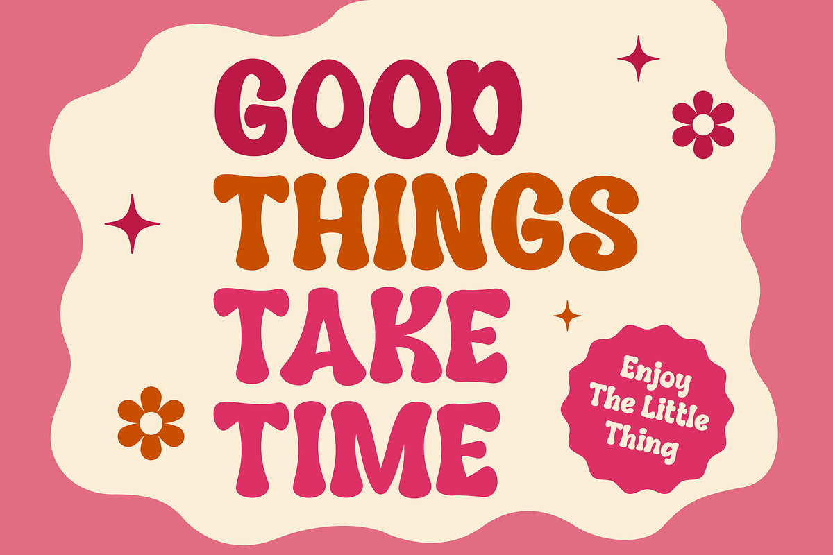 Wigglo - Bold Fun Retro Display Font, a Handwritten Font by Gumrega Studio (Photo 3 of 8)