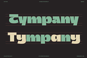 Zatiyan - Display Font