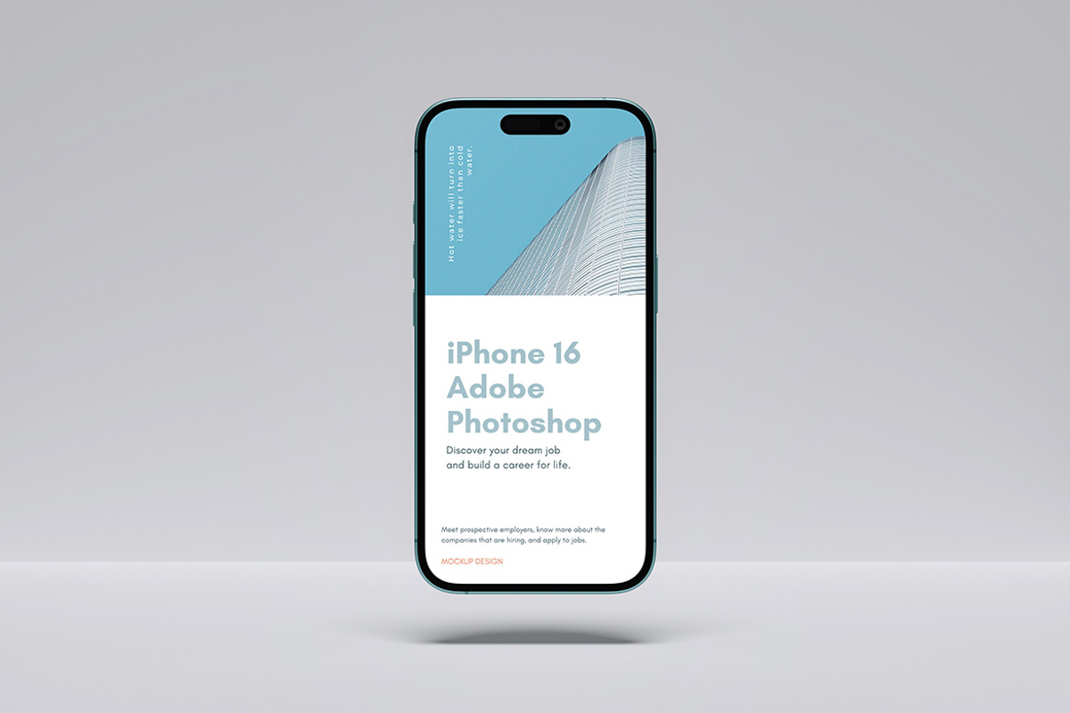 iPhone 16 Mockup, an iPhone Mockup by graphicstory (Photo 4 of 4)