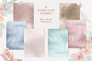 Blue Hydrangea & Blush Rose Wedding, a Decorative Illustration by Catch the Dream Art (Thumbnail 11 of 14)