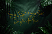 Manstera Leviosa - Expressive Script, a Script Font by HypeWorksCo (Thumbnail 9 of 15)