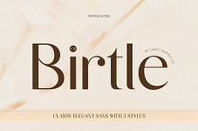 CS Birtle – Classy Sans Serif
