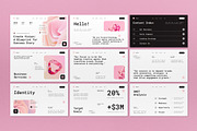 Pink Modern Creative Agency PPT, a Presentation Template by graphicook (Thumbnail 2 of 4)