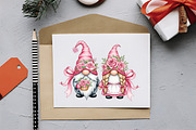 Breast Cancer Gnome Watercolor Png, an Illustration by RobertsArt (Thumbnail 6 of 7)