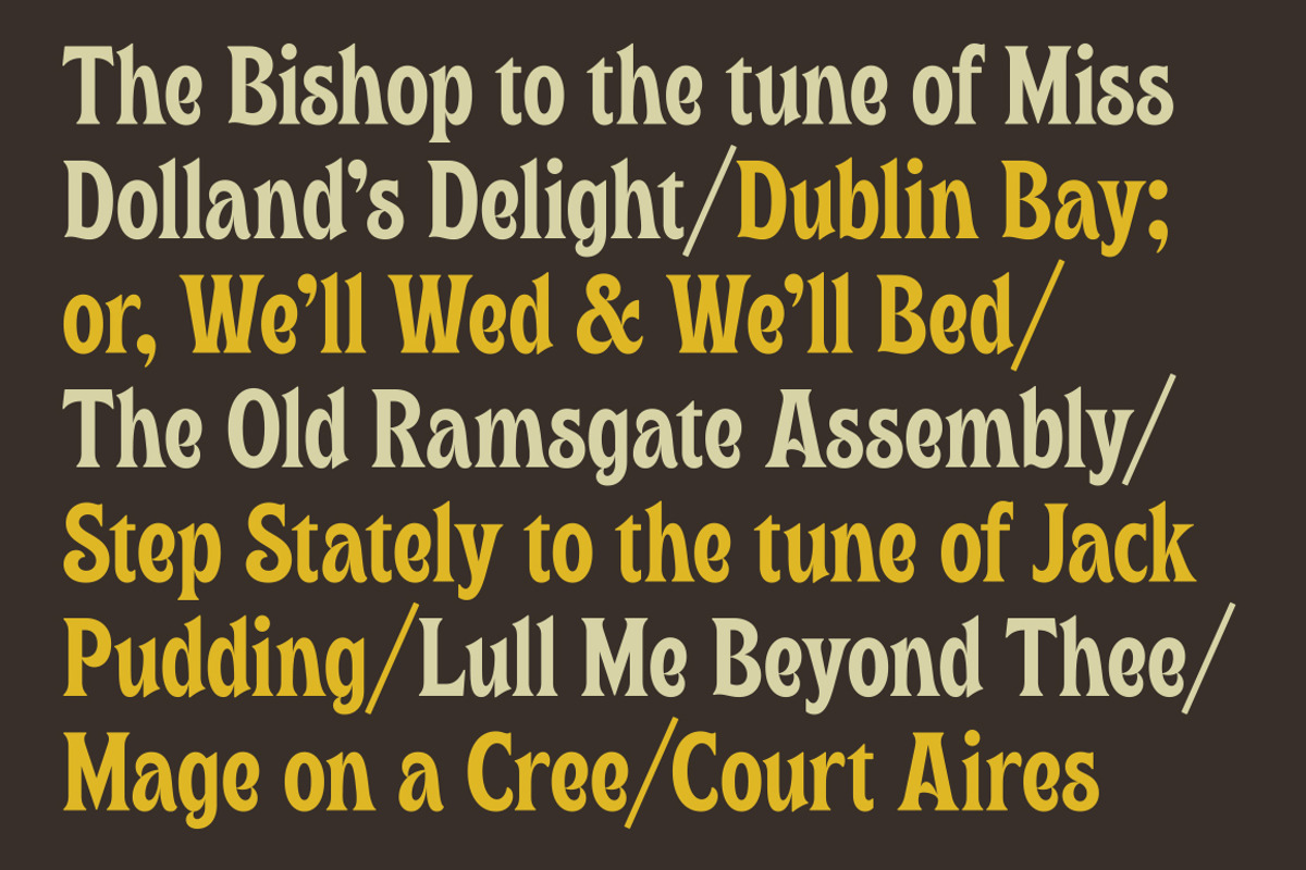 Jack’s Maggot, a Font by Simon Walker (Photo 3 of 5)