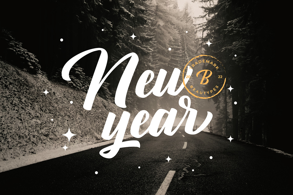 The Dragonick Script Font, a Script Font by Beautypes (Photo 3 of 7)