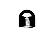 Waterfall Arch Landscape SVG Bundle, an Illustration by jahid234 (Thumbnail 3 of 31)