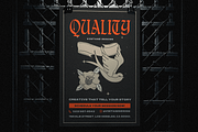 Mestiqa – Blackletter Font, a Blackletter Font by Pixesia Studio (Thumbnail 9 of 11)