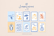 Mediterranean Summer Whimsical Set, an Object Illustration by ViktoriyaD (Thumbnail 14 of 16)
