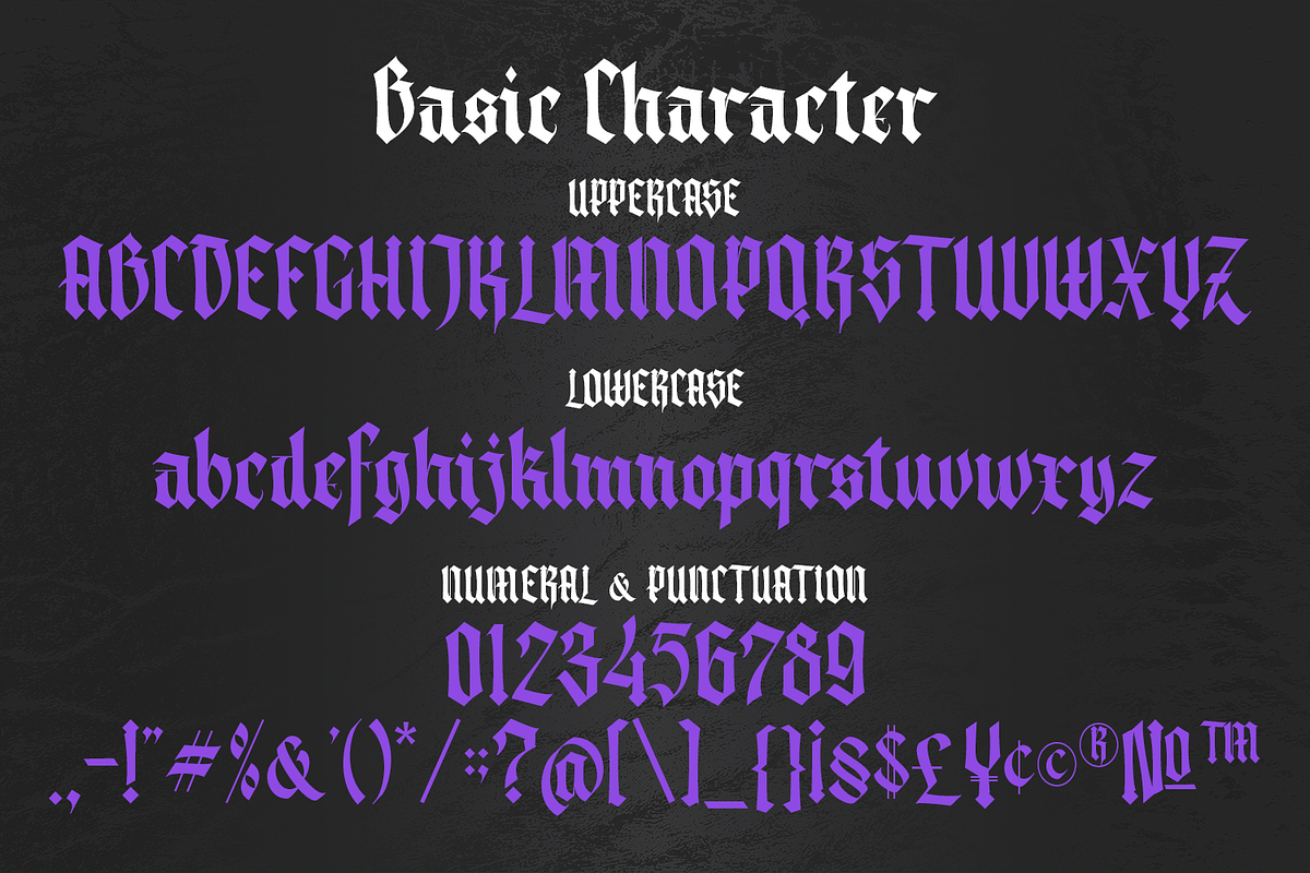 Olde Soul – Blackletter Style, a Blackletter Font by Almarkhatype (Photo 6 of 11)
