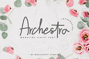 Archestra - Handwritten Script, a Script Font by Wellscript Studio (Thumbnail 1 of 8)