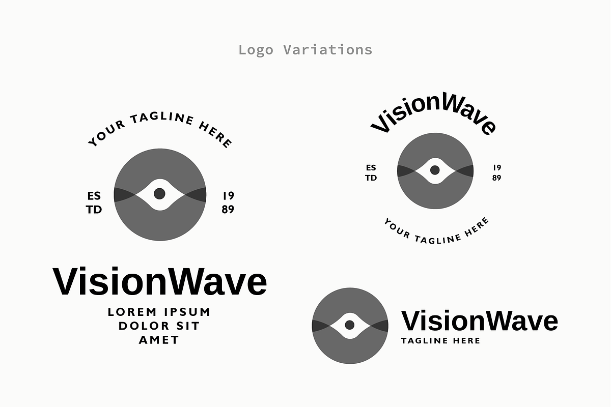 VisionWave - Premium Logo Template, a Branding & Logo Template by Minimalist Logos (Photo 3 of 7)