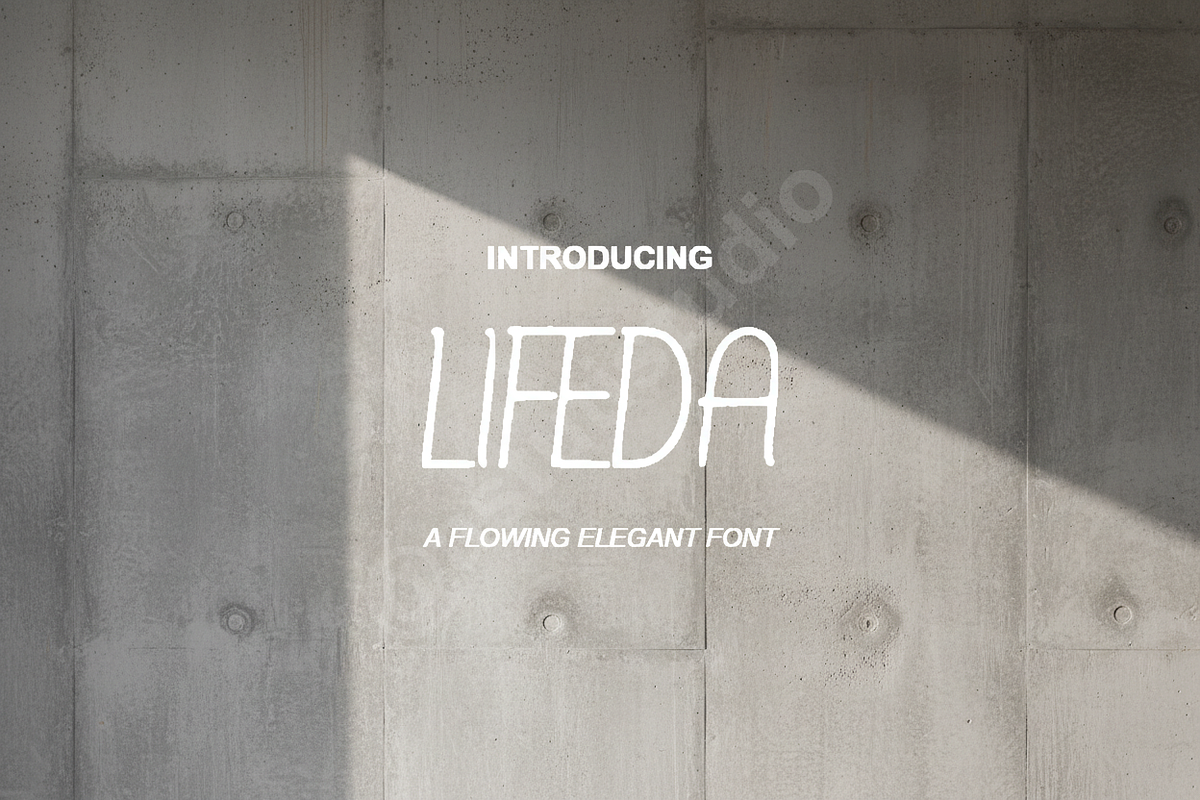 Lifeda | Elegant Serif Typeface for, a Font by Astuti Studio (Photo 1 of 16)