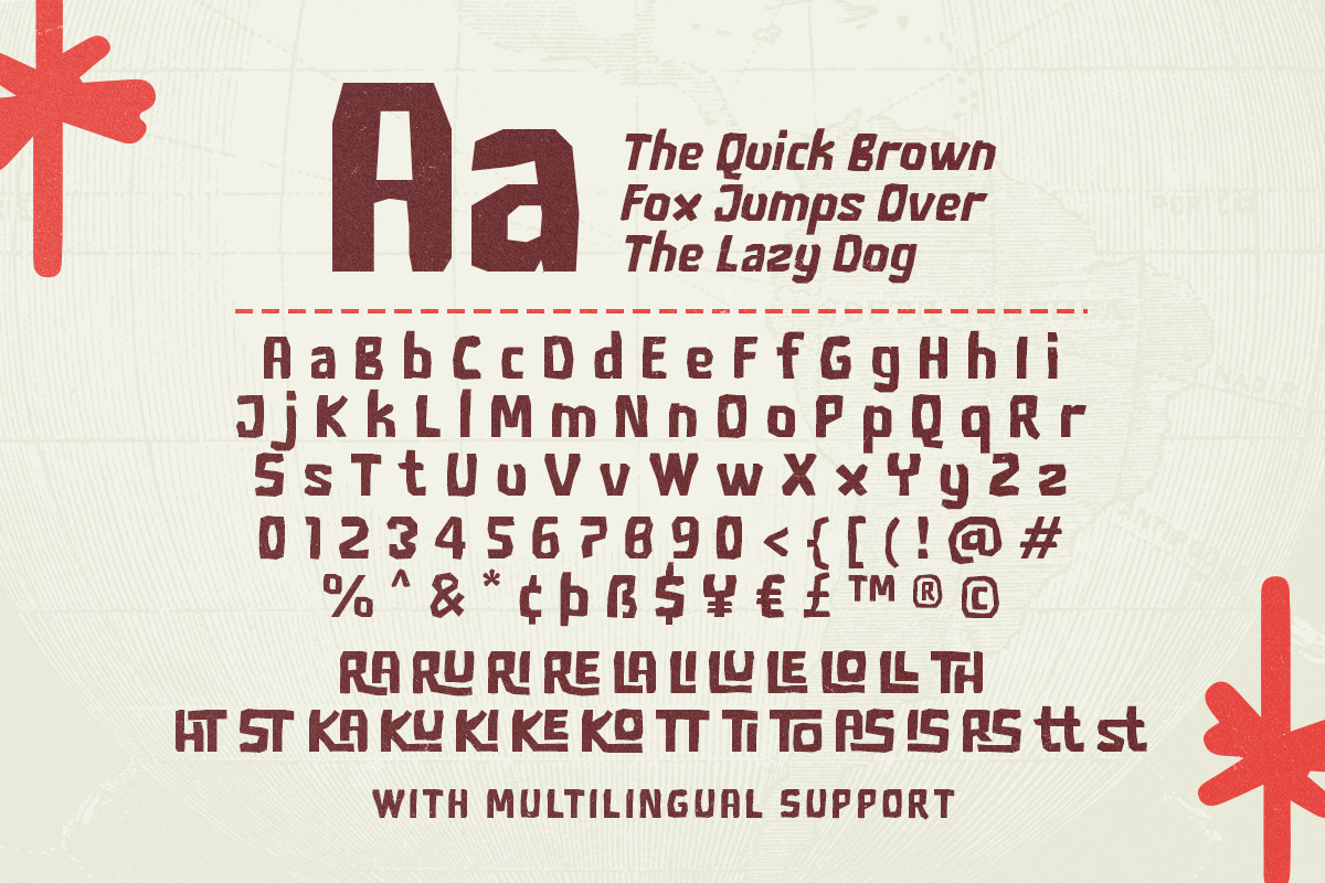 Wild Crimson - Rough Display Font, a Sans Serif Font by Bale Type (Photo 9 of 9)