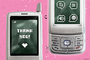 Nostalgic Y2K mobile mockup, an Android Mockup by MixedArt (Thumbnail 5 of 5)