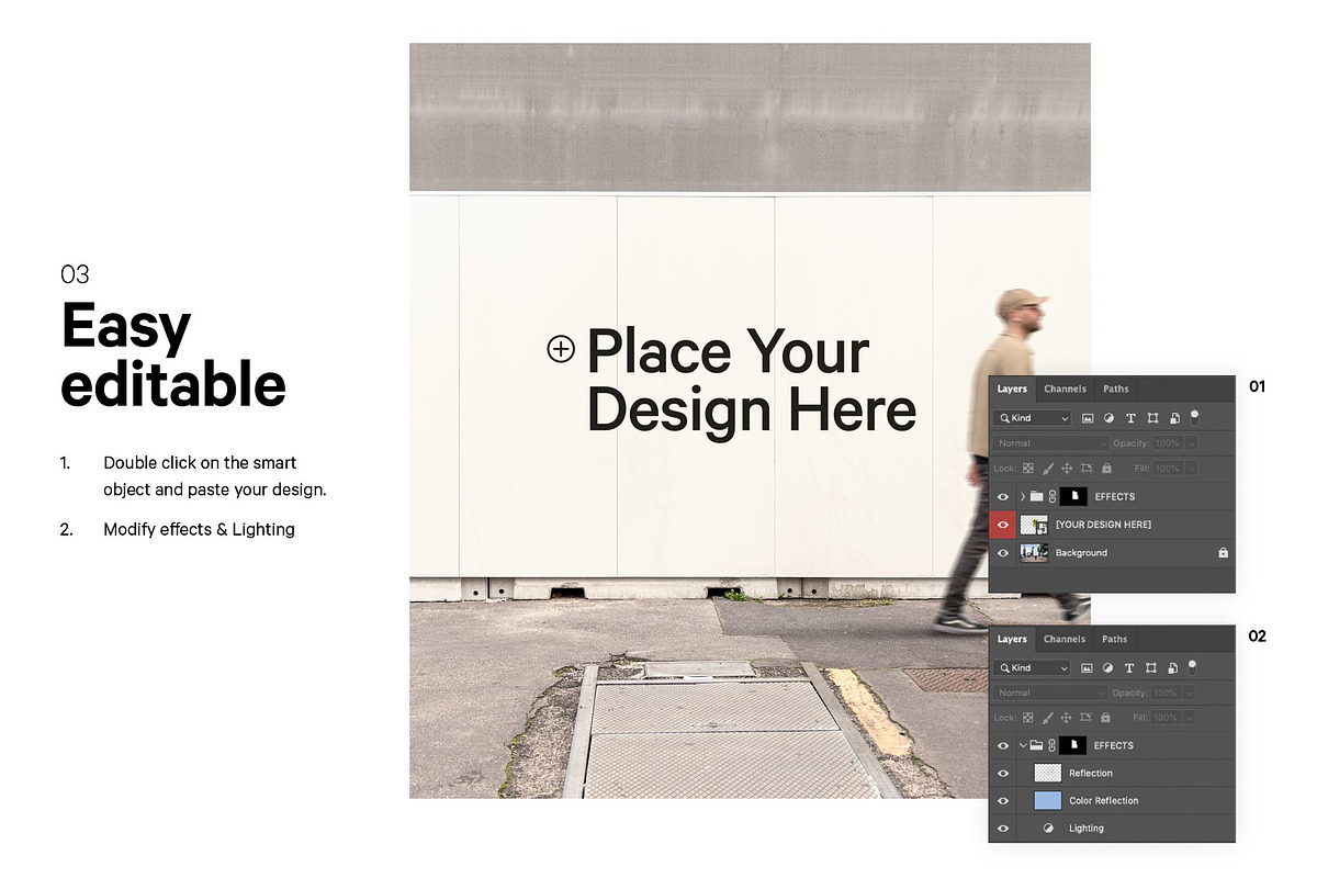 Outdoor Hoarding Mockup Bundle, an Advertising Mockup by HAZARD MOCKUPS (Photo 4 of 12)