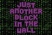 Block Head | Pixel Brick Fun Font, a Slab Serif Font by HeyAidan (Thumbnail 5 of 8)