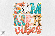 Summer Vibes Shirt PNG Sublimation, an Illustration by Libby Wishes (Thumbnail 5 of 5)