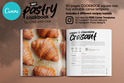 Canva Square Pastry Recipes Cookbook, a Magazine Template by DeLaGranSiete (Thumbnail 5 of 12)